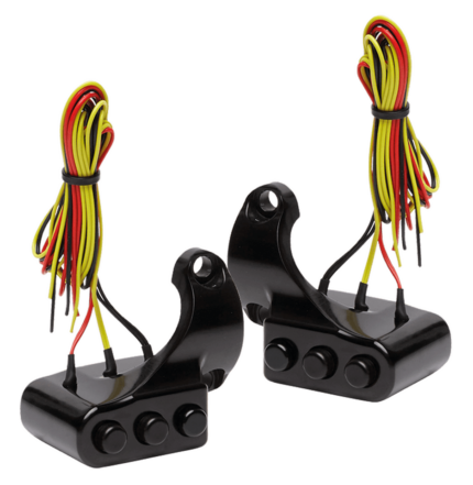 SWITCH HOUSINGS BLK LEFT