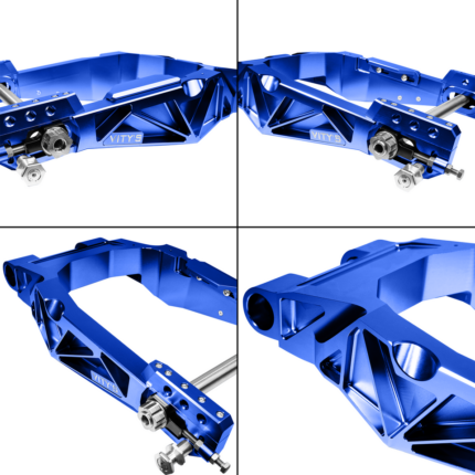 Vity's Billet Swingarm Blue FLH/T14-Up