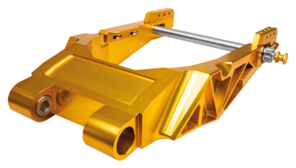 Vity's Billet Swingarm Gold FLH/T14-Up