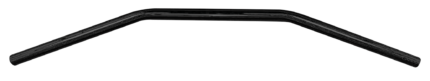 7/8" black Drag Bar 32" no dimples