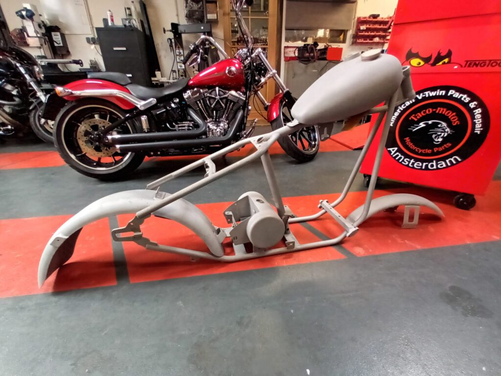 Chopper rebuild and repainted