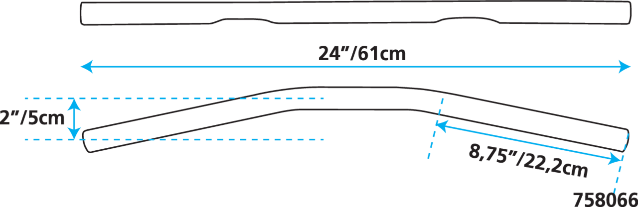ZCP FLAT DRAG - CHROME DIMPLED
