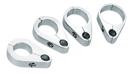 GZP 1" Clutch cable clamp chrome plat