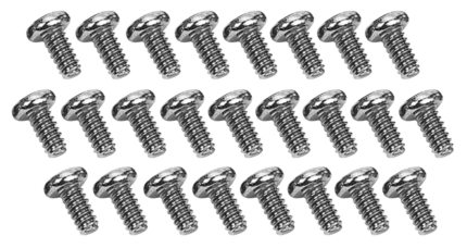GZP 25pck Screw #6-32x1/4" Pan head PZ1