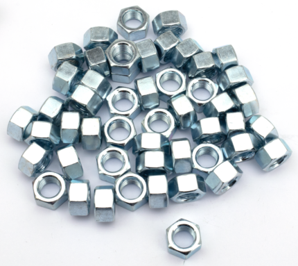 GZP 50pck nut 3/8-24 UNF zinc