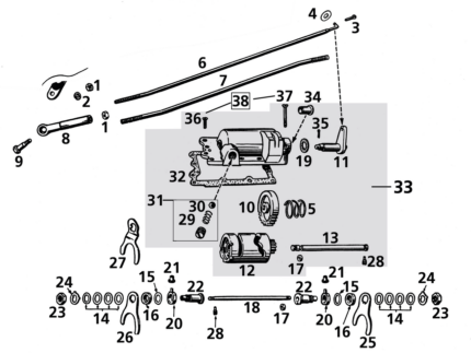 GZP 50pck nut 5/16-24 UNF zinc