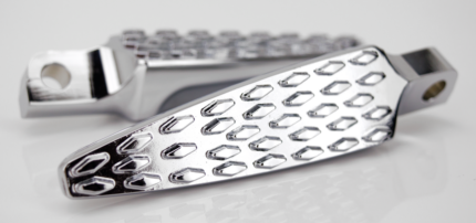 GZP Argyle 45dgr footpegs Chrome
