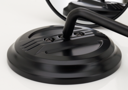 GZP Black Airfoil round mirror set