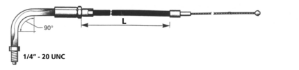 GZP Black BT90 LN=33" 90dgr idle