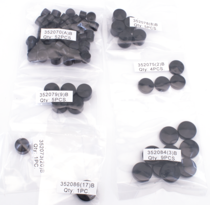 GZP Black Bolt cover kit XL04-up 77pc