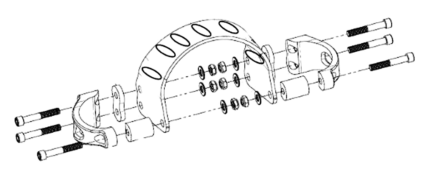 GZP Black Tomahawk fork brace Wide Gl