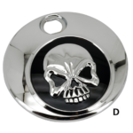 GZP Blk Skull fuel door FLH/T92-07