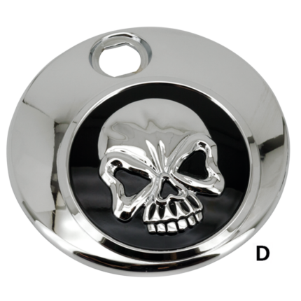 GZP Blk Skull fuel door FLH/T92-07