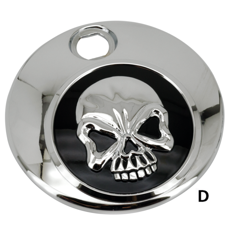 GZP Blk Skull fuel door FLH/T92-07
