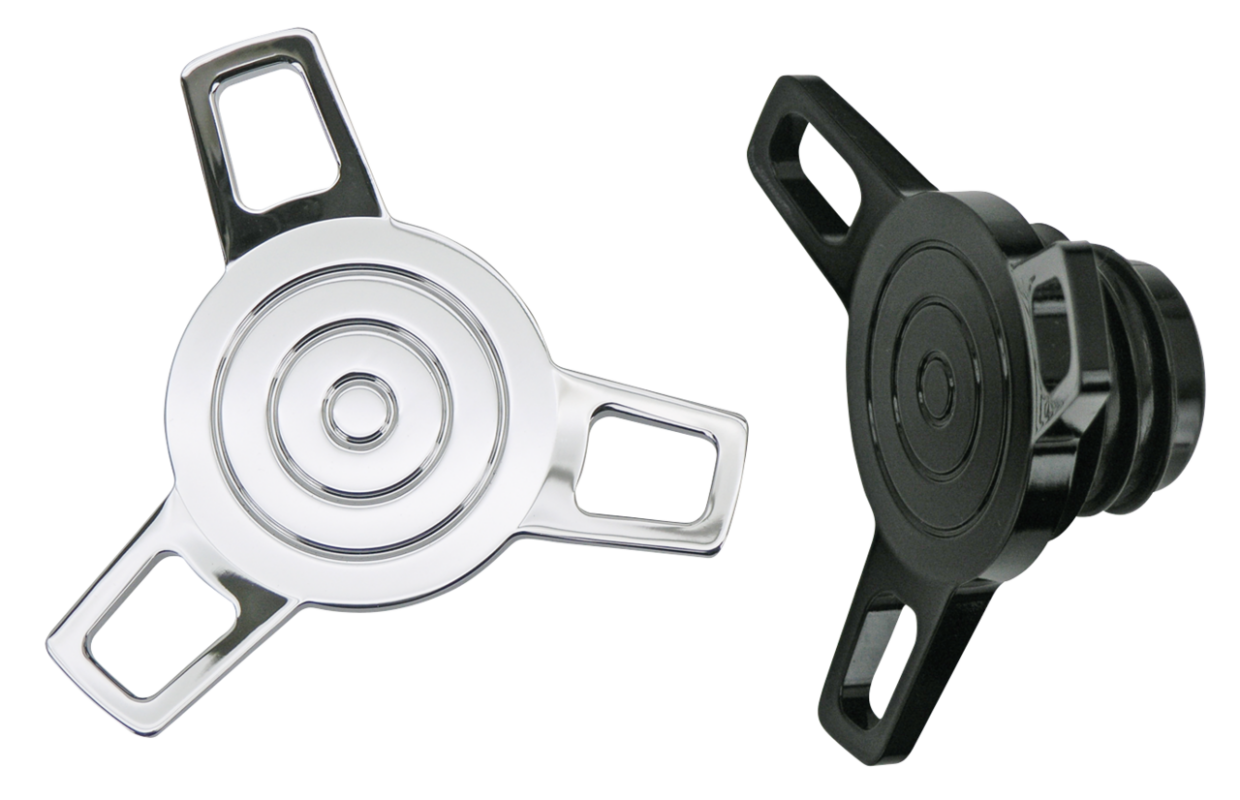 GZP Blk cam style spinner cap non-vented