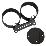 GZP Blk dual gauge mnt brckt XL/FXR95-05
