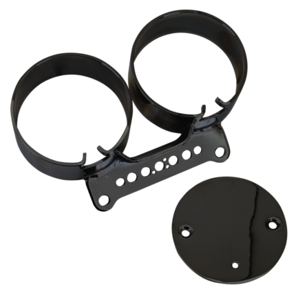 GZP Blk dual gauge mnt brckt XL/FXR95-05
