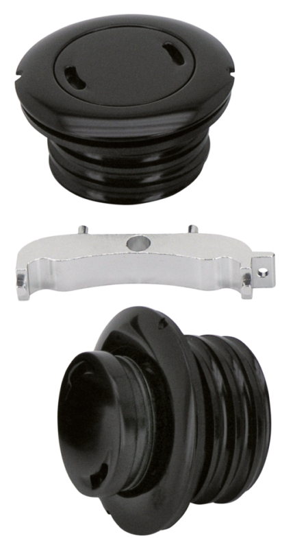 GZP Blk flushmnt 1.5" gascapset w/paints