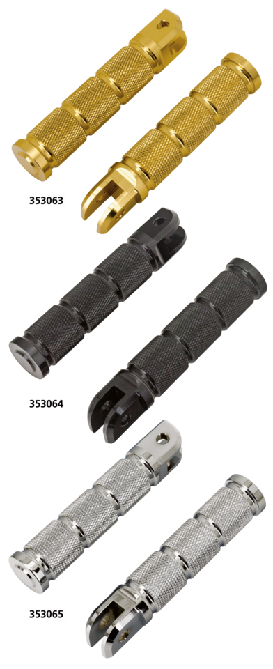 GZP Brnz knurled rider footpegs ST18-up