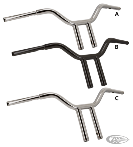 GZP Chr 11" rise Clubstyle Chonkybar