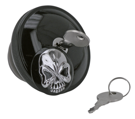 GZP Chr Skull locking gascap vntd 83-96