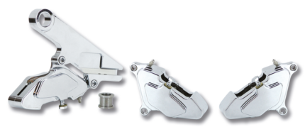GZP Chr caliper rear mnt brckt 87-99 Sof