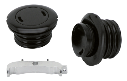 GZP Chr flushmount 1.5" gascap w/paintsv