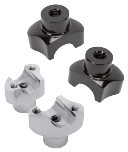 GZP Chr shorty risers 1.7" straight