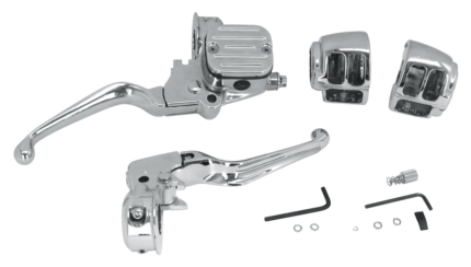 GZP Chr.Handlebar control kit 9/16" chop