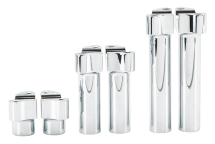 GZP Chrome Billet aluminum riser set