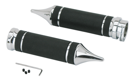 GZP Chrome Gladiator grip set