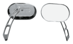GZP Chrome HD style oval mirror pair