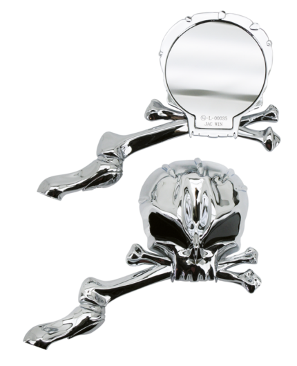 GZP Chrome Skull Mania mirrorset