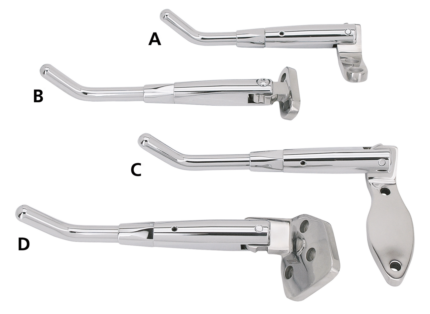 GZP Chrome adjustable jiffy Softail 88-9