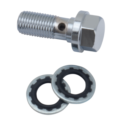 GZP Chrome banjo bolt 3/8"-24