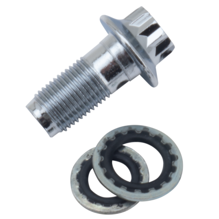 GZP Chrome banjo bolt 7/16"-24