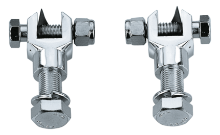 GZP Chrome footpeg supports w/hardwar