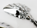 GZP Chrome mini reaper mirror set