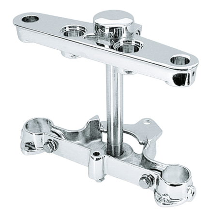 GZP Chrome triple tree kit FLST86-99 lat