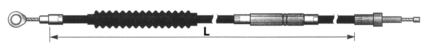 GZP Clutch cable F*ST86 L=47" #38611-86