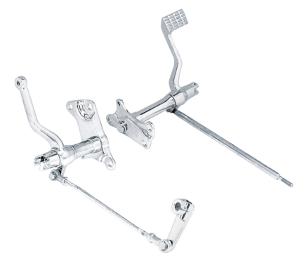 GZP Forward Control Kit Chrome XL86-03