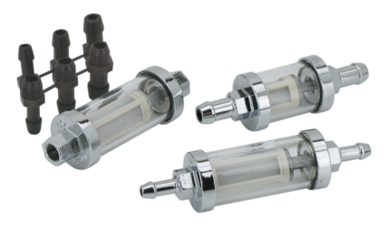 GZP Long Fuel filter 3/8" "See-through"