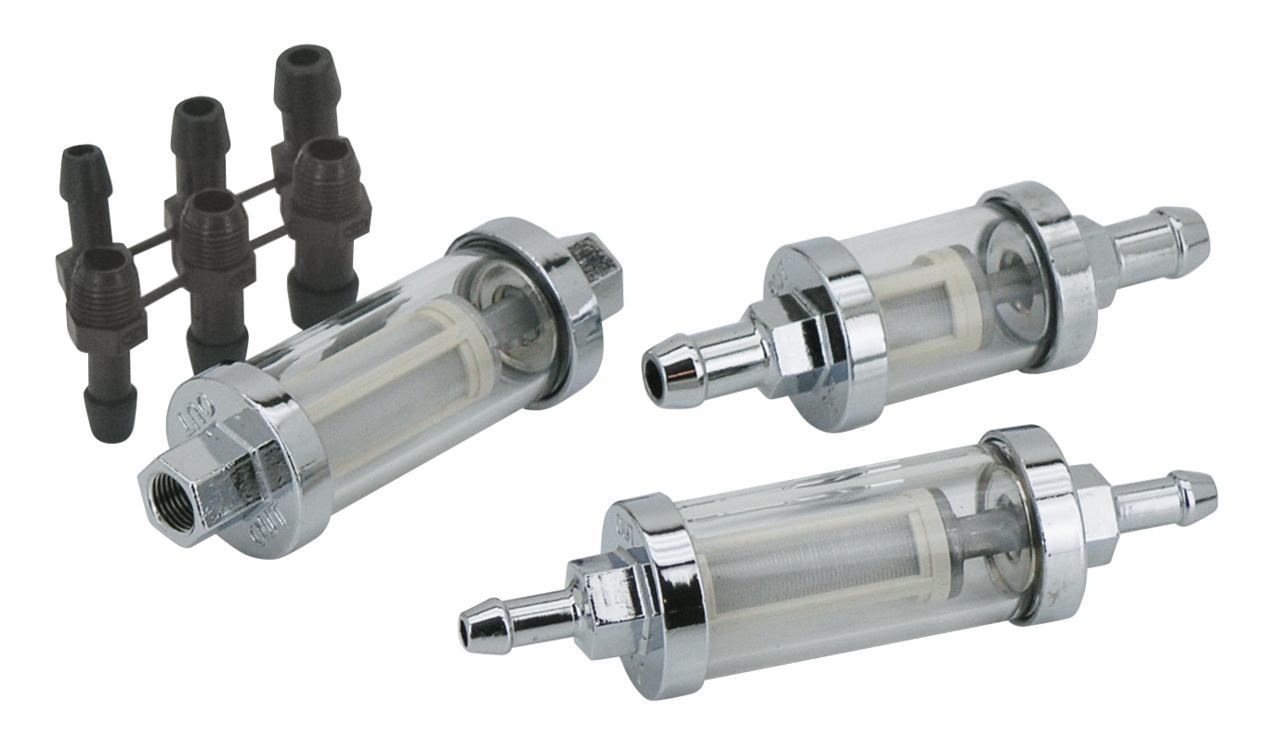 GZP Long Fuel filter 3/8" "See-through"