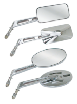 GZP Rectangular mirror solid stem R/H