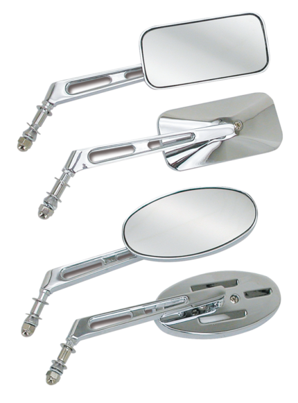 GZP Rectangular mirror solid stem R/H