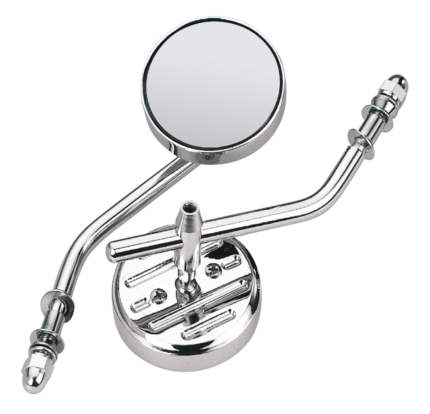 GZP Round mirror solid stem RH or LH