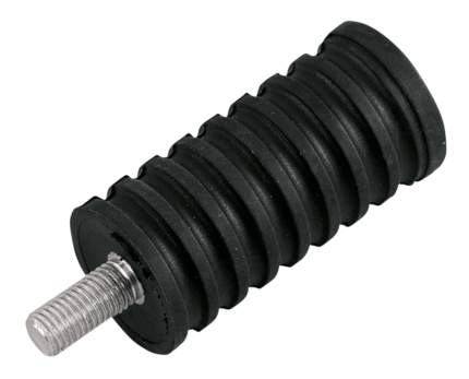 GZP Shift Peg w/short stud black rubber