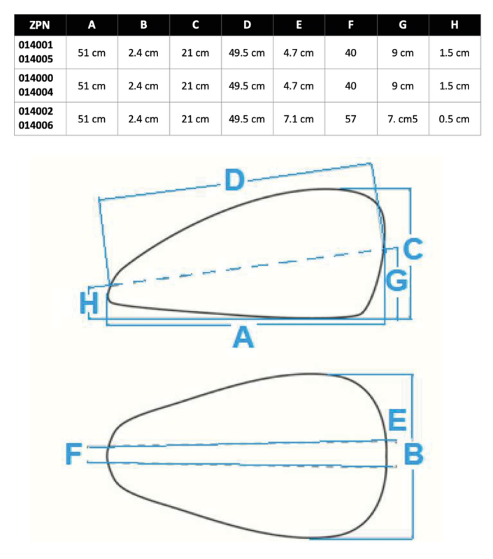GZP Slim Legacy gastank XL04-06 R/H scrw