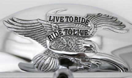 GZP Slimline mirror with visor & Eagle l