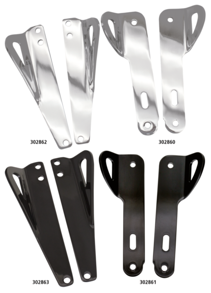 GZP chr tie-down bracket kit FLH/T14-UP